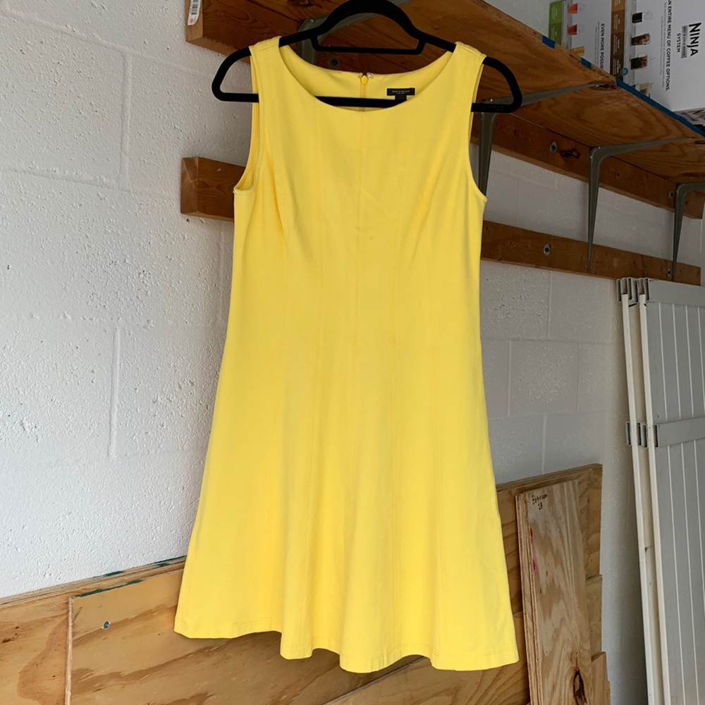Ann Taylor ☀️ Sunshine Yellow Dress - Sz 2